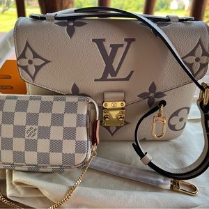 Louis Vutton Métis bundled with Louis Vuitton Mini Pochette